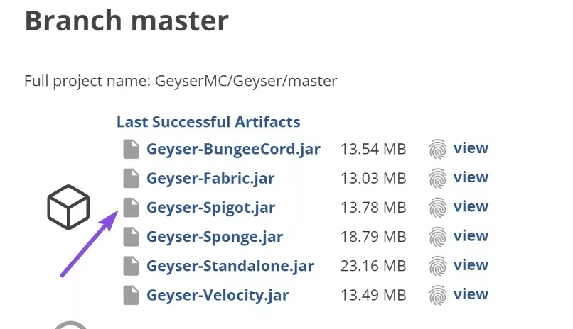 Как установить GeyserMC на Хостинг Майнкрафт 2 Установка GeyserMC - скачать