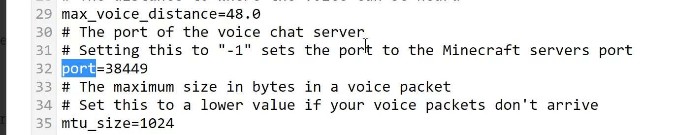 Как установить SimpleVoiceChat на Хостинг Майнкрафт 2 Настройка SimpleVoiceChat - настройка порта