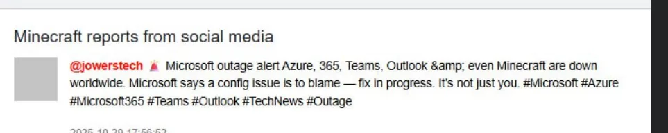 Падение Microsoft 29.10.2025