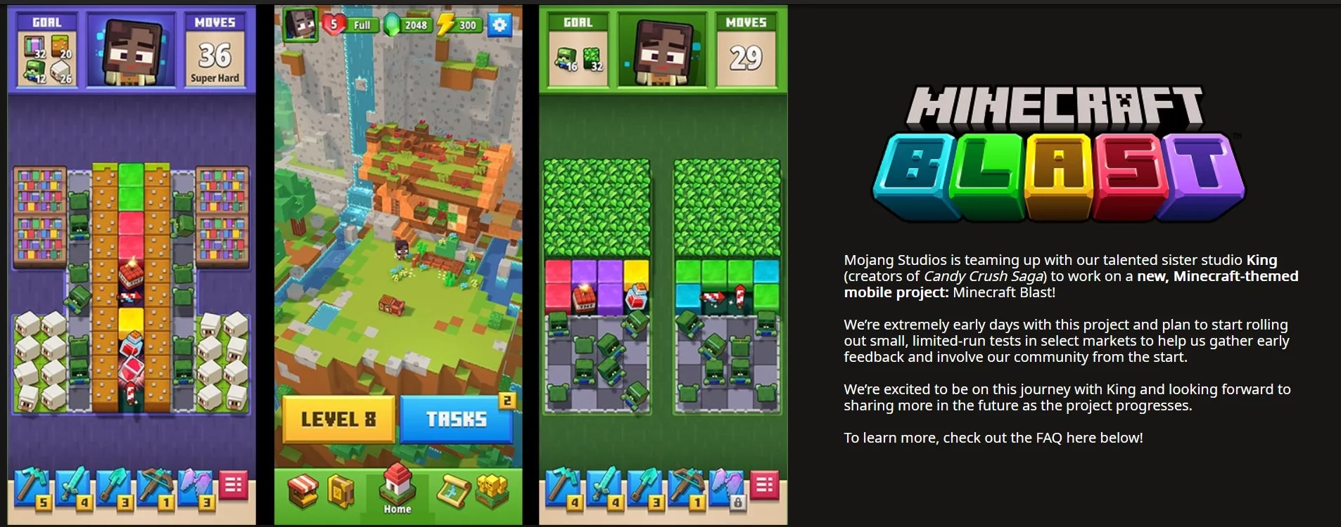 Анонсирована новая игра по Майнкрафт — Minecraft Blast