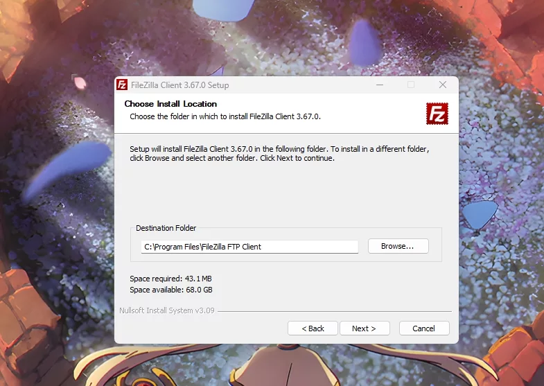 Установка FileZilla - 3