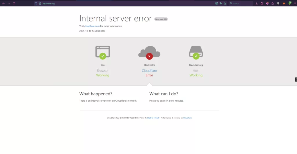 TLauncher не работает