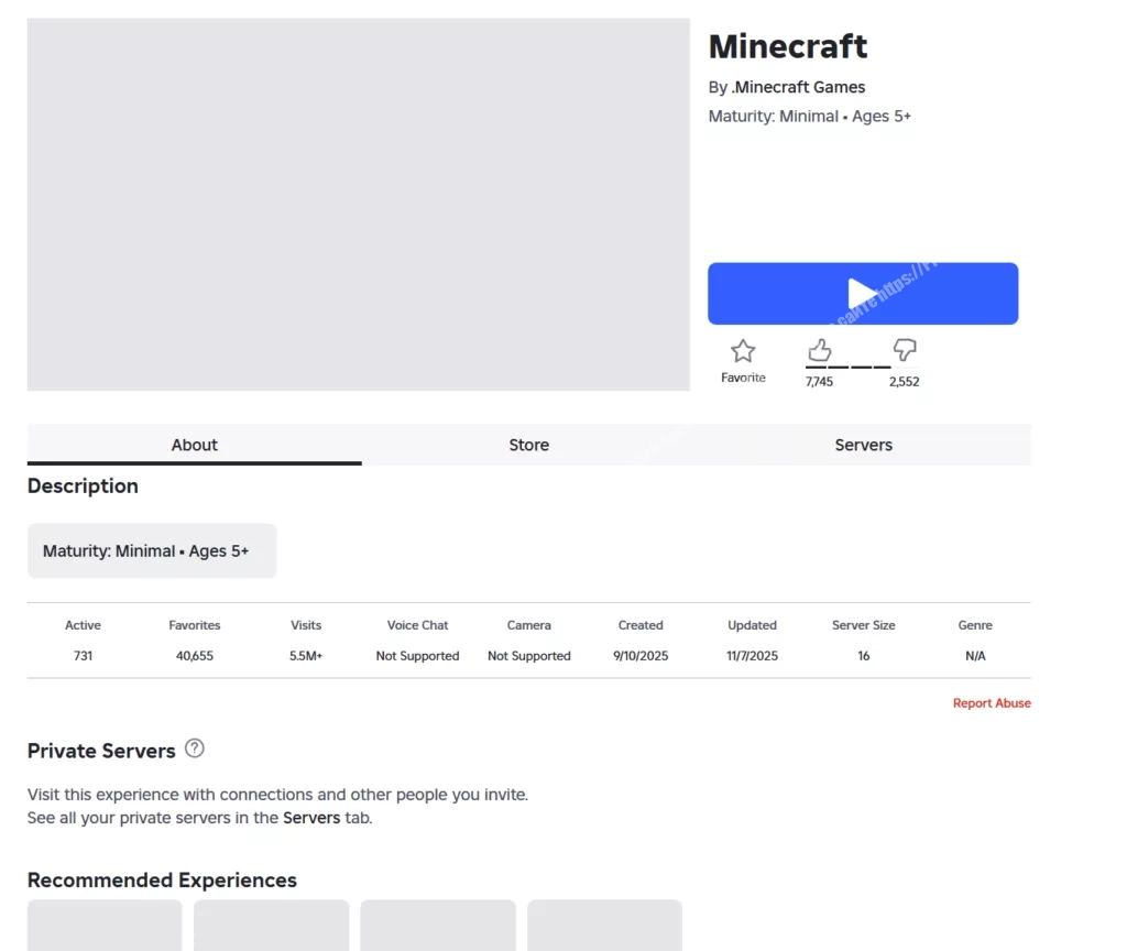 Полноценный Майнкрафт Появился в Роблокс 07.11.2025