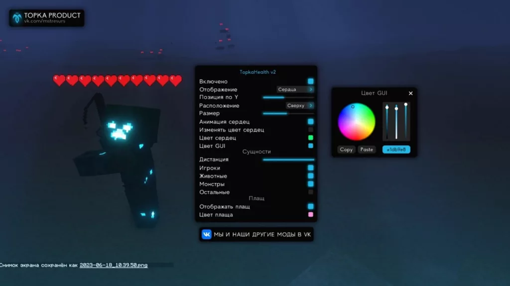 Скриншот TopkaHealth V2