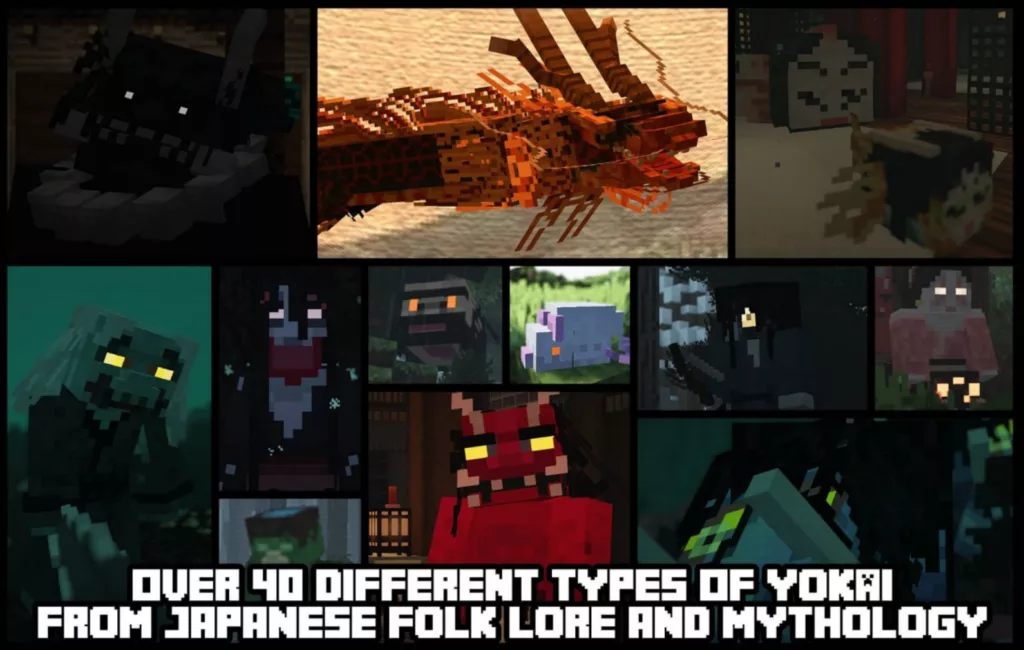 Скачать сборку Sengoku Jidai: Japanese Overworld Майнкрафт - враги