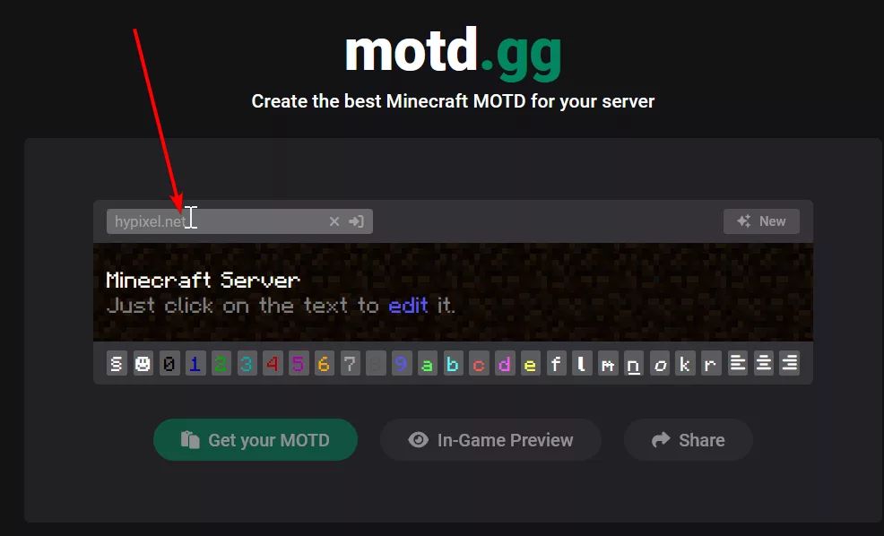 Скопировать MOTD с другого Майнкрафт сервера