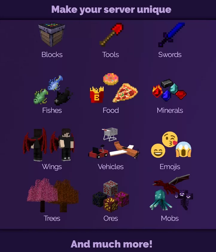 Скачать Плагин ItemsAdder для Майнкрафт Бесплатно 4 Что умеет добавлять плагин ИтемсАддер в Майнкрафте