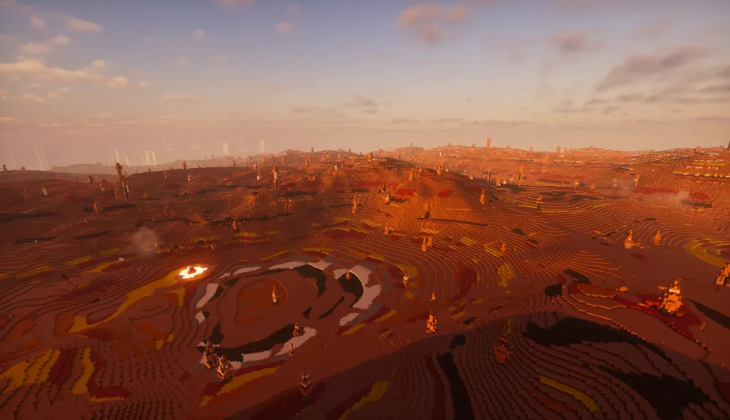 EpicTerrain - скриншот из игры Майнкрафт с шейдерами