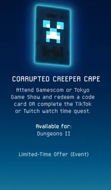 Как получить плащи Aurora Cape, Витой Мыс и плащ Героя в Майнкрафте: Гайд 7 CORRUPTED CREEPER CAPE В Майнкрафт